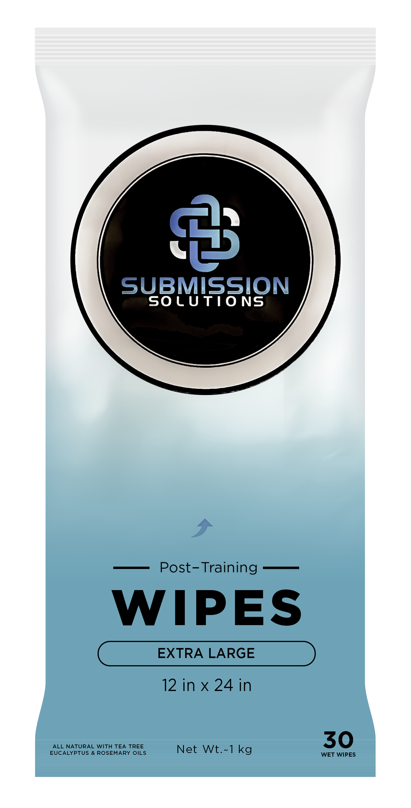 Submission Solutions Extra Large Body Wipes