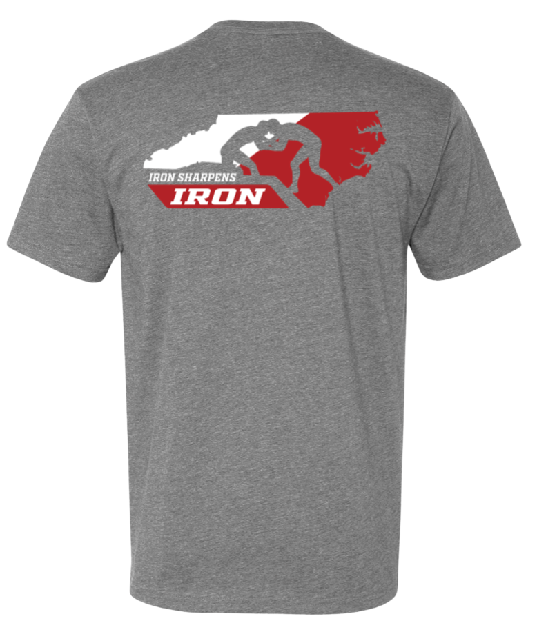 NC Wrestling Iron Sharpens Iron Tee thumbnail 2